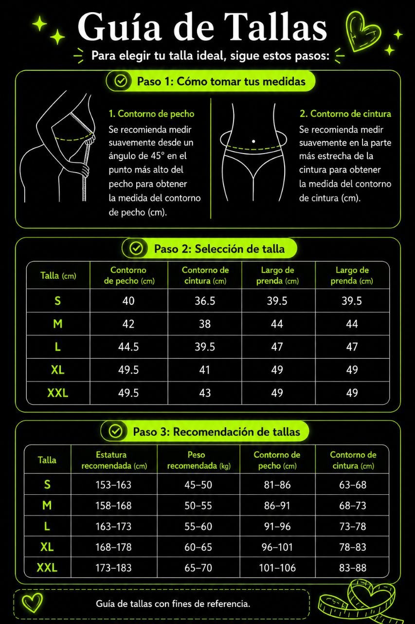 Guía de tallas Onyx Fit Hoodie – Palo Rosa