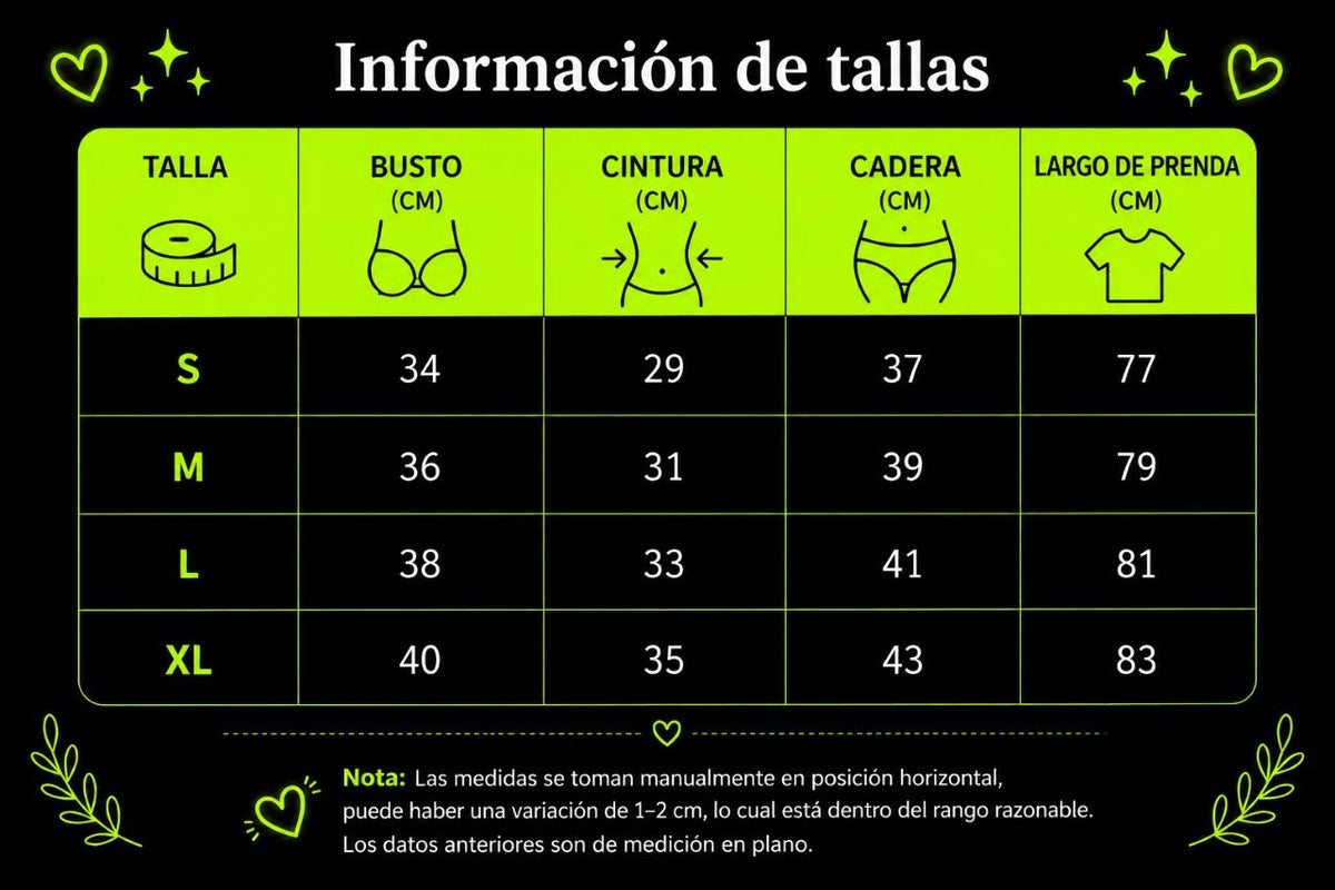 Guía de tallas Enterizo Volt– Azul midnight