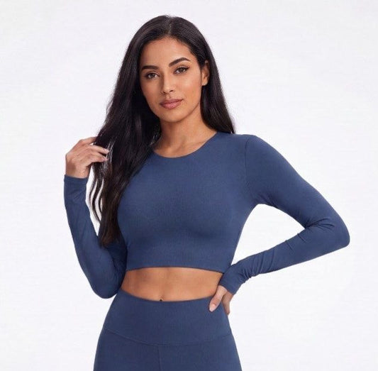 Infinity Crop Top - Azul midnight