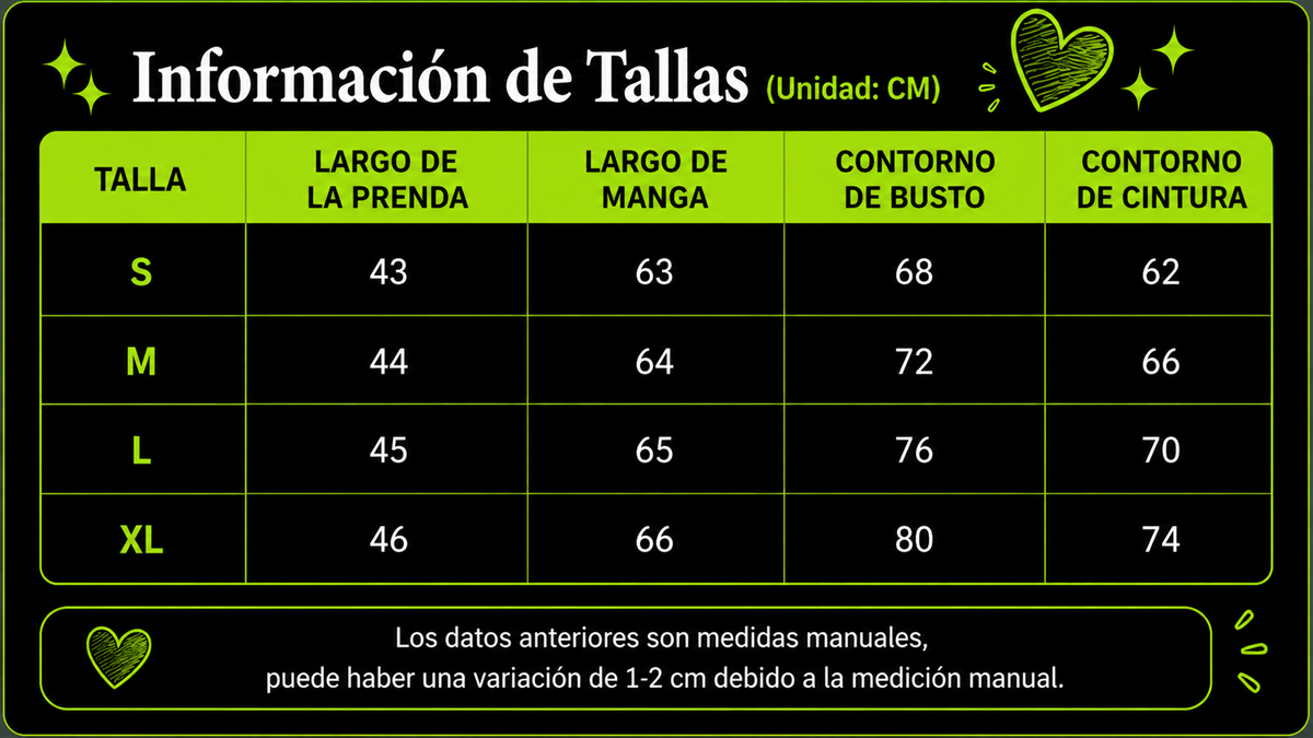 Guía de tallas Blusa Crop Mavi - Azul Niebla