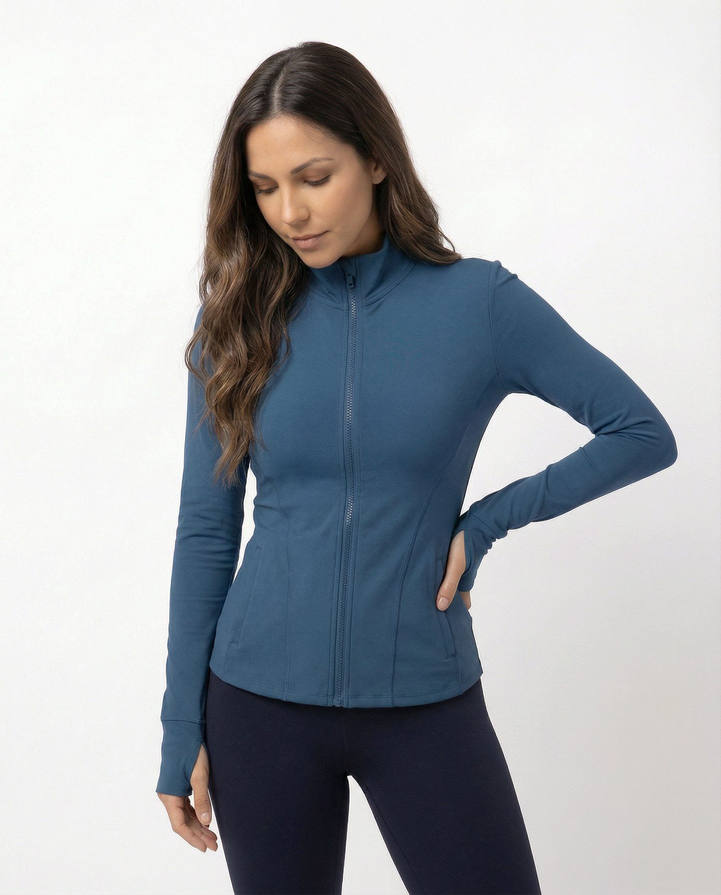 Onyx Fit Hoodie – Azul midnight
